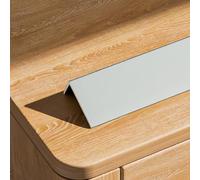 Coayuou Cornières 90cm* 3 Pièces Protection Cuisine Mur PVC Bande De Rive Réduit Les Dommages des Coins Muraux, S’adapte À Toutes Les Pièces, Idéal pour La Sécurité Familiale(Style 4,29 * 33mm)