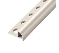 Coayuou Lot De 2 100 Cm Profilés D’Angle Extérieur Arrondi en Aluminium pour Panneaux Muraux Et Carrelage, Finition De Bordure Et Embout De Terminaison(A-Style 4,12.5mm)