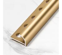 Coayuou Lot De 2 100 Cm Profilés D’Angle Extérieur Arrondi en Aluminium pour Panneaux Muraux Et Carrelage, Finition De Bordure Et Embout De Terminaison(B-Style 8,12.5mm)