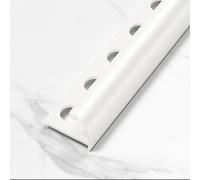 Coayuou Lot De 2 100 Cm Profilés D’Angle Extérieur Arrondi en Aluminium pour Panneaux Muraux Et Carrelage, Finition De Bordure Et Embout De Terminaison(B-Style 2,12.5mm)