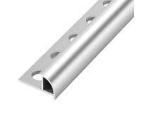 Coayuou Lot De 2 100 Cm Profilés D’Angle Extérieur Arrondi en Aluminium pour Panneaux Muraux Et Carrelage, Finition De Bordure Et Embout De Terminaison(A-Style 7,10.5mm)