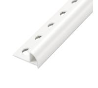 Coayuou Lot De 2 100 Cm Profilés D’Angle Extérieur Arrondi en Aluminium pour Panneaux Muraux Et Carrelage, Finition De Bordure Et Embout De Terminaison(A-Style 2,12.5mm)