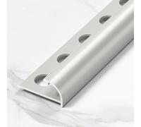 Coayuou Lot De 2 100 Cm Profilés D’Angle Extérieur Arrondi en Aluminium pour Panneaux Muraux Et Carrelage, Finition De Bordure Et Embout De Terminaison(B-Style 9,8.5mm)