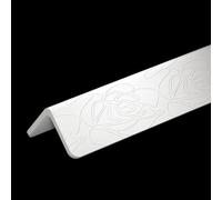 Coayuou Lot de 3 bandes de protection d'angle en PVC autocollant - 80 cm chacune - Protection des bords pour la maison, pour le salon, le couloir et la chambre à coucher (style 2, 40 x 40 mm)
