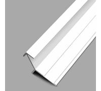 Coayuou Lot de 3 profilés d'angle en aluminium en forme de V pour carrelage de 5,5 à 18,5 mm, finition de panneau mural de 100 cm x 3 pièces - Bords décoratifs pour salle de bain, couloir et salon