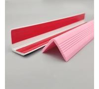 Coayuou Lot de 3 protections d'angle de sécurité en PVC pour protéger vos murs et sols contre les dommages, parfait pour la maison, le bureau et les espaces commerciaux (rose, 40 mm)