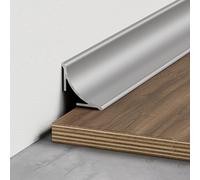 Coayuou Moulure De Finition en Aluminium 100 Cm* 3 Pièces Profil De Finition Cache-Joint pour Angle Intérieur De Mur, Plinthe Décorative pour Salon, Appartements Et Bureaux(Style 7,16mm)
