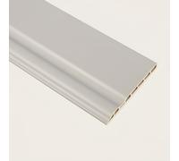 Coayuou Plinthe 100cm* 3 Pièces Wall Molding UPVC Plinthe Cuisine sous-Meubles Idéale pour Pièces Humides Et Zones À Fort Passage, Améliorez L’Esthétique De Votre Intérieur(Style 13)