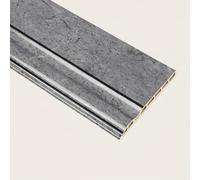 Coayuou Plinthe 100cm* 3 Pièces Wall Molding UPVC Plinthe Cuisine sous-Meubles Idéale pour Pièces Humides Et Zones À Fort Passage, Améliorez L’Esthétique De Votre Intérieur(Style 7)