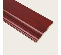 Coayuou Plinthe 100cm* 3 Pièces Wall Molding UPVC Plinthe Cuisine sous-Meubles Idéale pour Pièces Humides Et Zones À Fort Passage, Améliorez L’Esthétique De Votre Intérieur(Style 4)