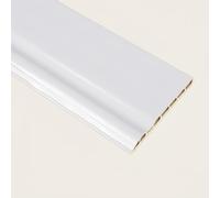 Coayuou Plinthe 100cm* 3 Pièces Wall Molding UPVC Plinthe Cuisine sous-Meubles Idéale pour Pièces Humides Et Zones À Fort Passage, Améliorez L’Esthétique De Votre Intérieur(Style 14)