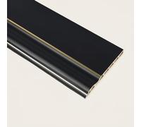 Coayuou Plinthe 100cm* 3 Pièces Wall Molding UPVC Plinthe Cuisine sous-Meubles Idéale pour Pièces Humides Et Zones À Fort Passage, Améliorez L’Esthétique De Votre Intérieur(Style 3)