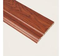 Coayuou Plinthe 100cm* 3 Pièces Wall Molding UPVC Plinthe Cuisine sous-Meubles Idéale pour Pièces Humides Et Zones À Fort Passage, Améliorez L’Esthétique De Votre Intérieur(Style 12)