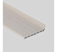 Coayuou Plinthe Sol UPVC Wall Molding 100cm* 3 Pièces Surplinthe De Rénovation Solution Moderne pour Bords De Murs en Cuisine Et Salle De Bain, Facile À Appliquer Et Durable(Style 8)