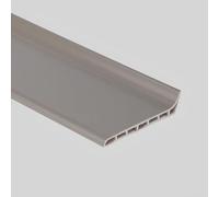 Coayuou Plinthe Sol UPVC Wall Molding 100cm* 3 Pièces Surplinthe De Rénovation Solution Moderne pour Bords De Murs en Cuisine Et Salle De Bain, Facile À Appliquer Et Durable(Style 6)