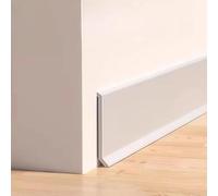 Coayuou Plinthes Souples Adhesives PVC Surplinthe De Recouvrement 5M Plinthe Murale pour Habiller Les Bords De Votre Maison, Parfaite pour Rénovation De Salon Et Cuisine(White,5cm)