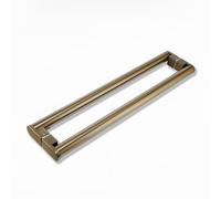 Coayuou Poignée De Porte D’entrée 1 Paire, Acier Inoxydable, Barre 600/800/1000/1200/1500 Mm, avec Kit De Fixation, pour Portes Et Portails(Option 5,1000mm)