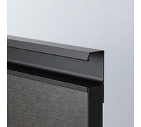 Coayuou Poignet De Tiroir Lot De 4 Poignée Encastrable Aluminium Poignee Armoire Cuisine Design Chic Et Pratique Pour Moderniser Votre Cuisine, Salle De Bain Et Placards(Black,L:50cm)