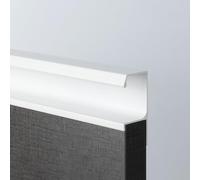 Coayuou Poignet De Tiroir Lot De 4 Poignée Encastrable Aluminium Poignee Armoire Cuisine Design Chic Et Pratique Pour Moderniser Votre Cuisine, Salle De Bain Et Placards(White,L:60cm)