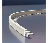 Coayuou Profil Carrelage 90cm* 3 Pièces Seam Guide en C Flexible Baguette d'angle Aluminium Protection Anti-Corrosion pour Coins De Carrelage, Facile À Installer Et Pratique(Option 11,8mm)