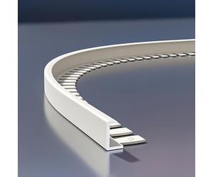 Coayuou Profil Carrelage 90cm* 3 Pièces Seam Guide en C Flexible Baguette d'angle Aluminium Protection Anti-Corrosion pour Coins De Carrelage, Facile À Installer Et Pratique(Option 9,5mm)