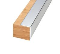 Coayuou Profile De Finition Carrelage 90cm* 3pièces Cornière Aluminium Lisiere De Protection Protection Durable des Coins De Mobilier Et Mur Facile À Couper Et Installer(Silber,10 * 10mm)