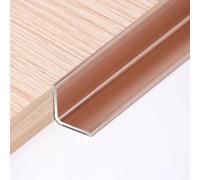 Coayuou Profilé De Finition D’Angle en Aluminium 100 Cm* 3 Pièces Barre De Seuil Et De Finition De Sol Cornière De Protection Murale Our Protection des Coins, Escaliers Et Couloirs(Rose Gold,10mm)