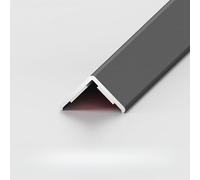 Coayuou Profilé De Finition De Carrelage en Aluminium Autocollant 80 Cm X 3 Pièces, Barre De Bordure Et Protection D’Angle pour Murs Et Sols, Moulure Décorative(Style 3,30x30mm)