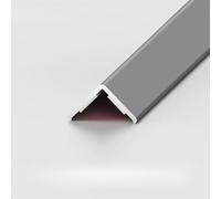 Coayuou Profilé De Finition De Carrelage en Aluminium Autocollant 80 Cm X 3 Pièces, Barre De Bordure Et Protection D’Angle pour Murs Et Sols, Moulure Décorative(Style 6,25x25mm)