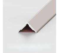 Coayuou Profilé De Finition De Carrelage en Aluminium Autocollant 80 Cm X 3 Pièces, Barre De Bordure Et Protection D’Angle pour Murs Et Sols, Moulure Décorative(Style 5,25x25mm)