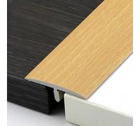 Coayuou Profile De Transition 90cm* 3 Pièces Profile en T Barre De Seuil Parquet PVC Profile De Finition Carrelage Solution Parfaite pour Une Transition Douce Entre Pièces(Style 17)