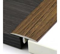 Coayuou Profile De Transition 90cm* 3 Pièces Profile en T Barre De Seuil Parquet PVC Profile De Finition Carrelage Solution Parfaite pour Une Transition Douce Entre Pièces(Style 22)