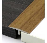 Coayuou Profile De Transition 90cm* 3 Pièces Profile en T Barre De Seuil Parquet PVC Profile De Finition Carrelage Solution Parfaite pour Une Transition Douce Entre Pièces(Style 24)