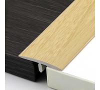 Coayuou Profile De Transition 90cm* 3 Pièces Profile en T Barre De Seuil Parquet PVC Profile De Finition Carrelage Solution Parfaite pour Une Transition Douce Entre Pièces(Style 28)