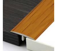 Coayuou Profile De Transition 90cm* 3 Pièces Profile en T Barre De Seuil Parquet PVC Profile De Finition Carrelage Solution Parfaite pour Une Transition Douce Entre Pièces(Style 18)