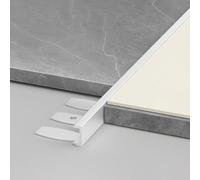 Coayuou Profile Finition en C Flexible Barre D'écartement Aluminium 90cm* 3 Pièces Profilé De Bordure Robuste Et Élégante, pour Un Fini Parfait sur Les Coins De Vos Murs(Option 4,5mm)