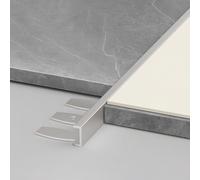 Coayuou Profile Finition en C Flexible Barre D'écartement Aluminium 90cm* 3 Pièces Profilé De Bordure Robuste Et Élégante, pour Un Fini Parfait sur Les Coins De Vos Murs(Option 6,12mm)