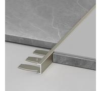 Coayuou Profile Finition en C Flexible Barre D'écartement Aluminium 90cm* 3 Pièces Profilé De Bordure Robuste Et Élégante, pour Un Fini Parfait sur Les Coins De Vos Murs(Option 10,5mm)