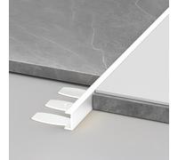 Coayuou Profile Finition en C Flexible Barre D'écartement Aluminium 90cm* 3 Pièces Profilé De Bordure Robuste Et Élégante, pour Un Fini Parfait sur Les Coins De Vos Murs(Option 2,8mm)