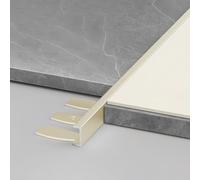 Coayuou Profile Finition en C Flexible Barre D'écartement Aluminium 90cm* 3 Pièces Profilé De Bordure Robuste Et Élégante, pour Un Fini Parfait sur Les Coins De Vos Murs(Option 5,8mm)