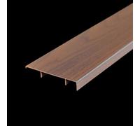 Coayuou Protège Plinthe en Aluminium Anodisé 125 Cm - Lot De 2, Durable Et Décoratif, Protection De Sol Facile À Installer pour Parquets Et Sols Stratifiés(Style 11,6cm)