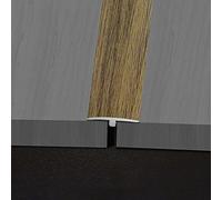 Coayuou Seuil De Porte Pvc 90cm* 3 Pièces Profilé De Transition Profilé En T Moulding Parfait Pour Cacher Les Joints Entre Vos Revêtements De Sol En Bois, Stratifié Ou PVC(Option 1)