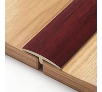 Coayuou Seuil Porte Large Pvc T Molding 90cm* 3 Pièces Profile Carrelage Profilé De Jonction Pour Sols En Bois, PVC Et Stratifié, Idéal Pour Les Transitions Entre Pièces(Option 9)