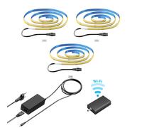 COB-LED bande JOR 100.0cm plat blanc 33,81W chaque 1209lm 3er set incl. WLAN