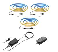 COB-LED bande JOR 100.0cm plat blanc chaud 32,07W chaque 1079lm 3er set in