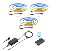 COB-LED bande JOR 100.0cm plat blanc chaud 32,07W chaque 1079lm 3er set in