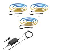 COB-LED bande JOR 100.0cm plat blanc chaud 32,07W chaque 1079lm 3er set in