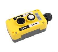 Cob-t1 Interrupteur à bouton-poussoir industriel IP68 étanche Boîtier de commande de levage de grue Cadre ABS jaune pour systèmes de levage de moteur (COB-T1)