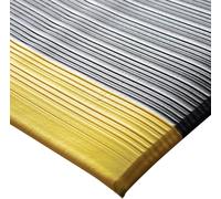 COBA Europe AL060703C Deckplate Tapis pour poste de travail (produit au mètre) gris, jaune