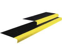 COBA Europe GRP010704S Revêtement de sol COBAGRIP® Stair Tread noir, jaune 1 m x 345 mm x 5 mm 1 pc(s)
